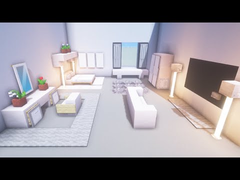 Minecraft: Modern Bedroom Build Tutorial