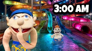 24 HOURS OVERNIGHT WATERPARK CHALLENGE!