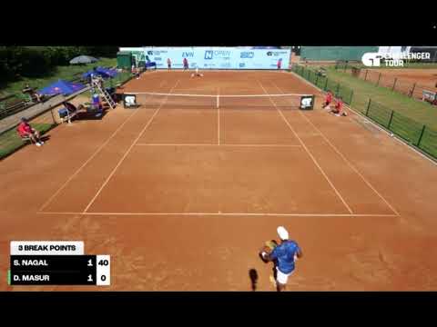 Sumit Nagal vs Daniel Masur - 2023 ATP 100 Tulln Challenger R1 Highlights