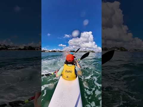 Taking advantage of a jetski wake! #surfski #fenn #fennixflyingfish #kayaking #jetski #insta360x4