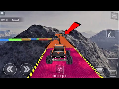 Impossible Monster Truck Stunts 2019 - Stunts Driving Game #4 - Android gameplay
