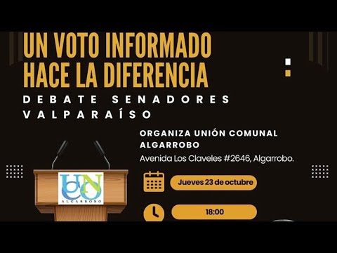 Debate Senadores Valparaiso (Algarrobo 2025)