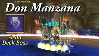Wizard101: Boss Don Manzana - Governor's Saferoom Dungeon- Novus. (Bad Manzana quest)