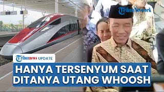 Sikap Jokowi ketika Ditanya soal Utang Kereta Cepat Whoosh Rp 116 T, Hanya Tersenyum pada Wartawan