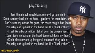 Nas - Black Republican ft. Jay-Z (Lyrics)