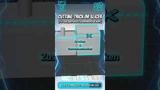 Genialer Slicer-Trick: Objekte perfekt verbinden! 🤝 #3ddruck #3dprinting #gadgets #lifehacks #shorts