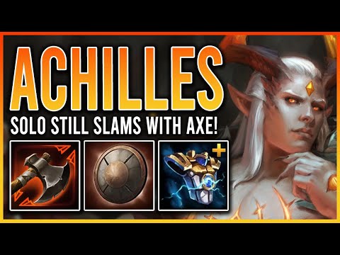 ACHILLES WITH THIS BUILD FRAGS! - Solo Grandmasters Ranked Conquest Season 9 #smite #smiteseason9