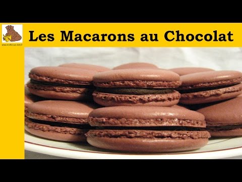 Les macarons au chocolat (recette rapide et facile) HD