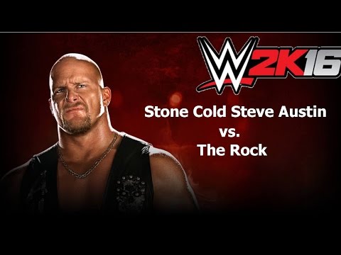 WWE 2K16 2K Showcase "Austin 3:16" #25 "Stone Cold Steve Austin vs The Rock"