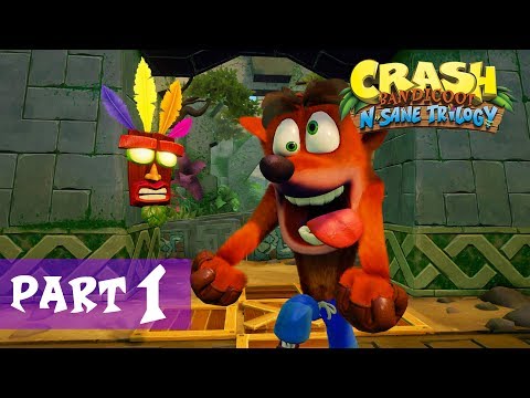 Crash Bandicoot N Sane Trilogy | Gameplay Walkthrough Part 1 - Crash is a Bandicoot! (PS4)