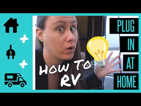 HOW TO PLUG IN AN RV AT HOME | RV HOOKUP - ELECTRICITY