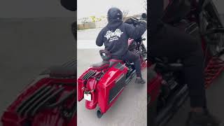 Moss the Jockey Drifting Bryan’s 2021 Harley Davidson Roadglide #harleydavidson #motorcycle #cammed