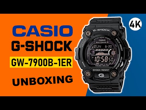 Casio G-Shock GW-7900B-1ER Unboxing 4K