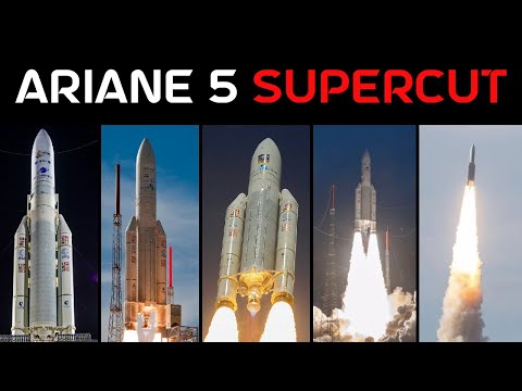 Ariane 5 Rocket Launch - ALL Spaceflights