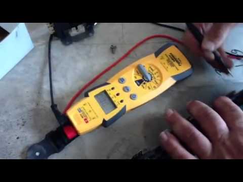 Part of a video titled Troubleshooting Bad Contactor Coil - YouTube
