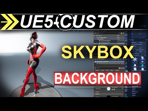 Unreal 5 - Custom Skybox Background (2 Minutes!!)