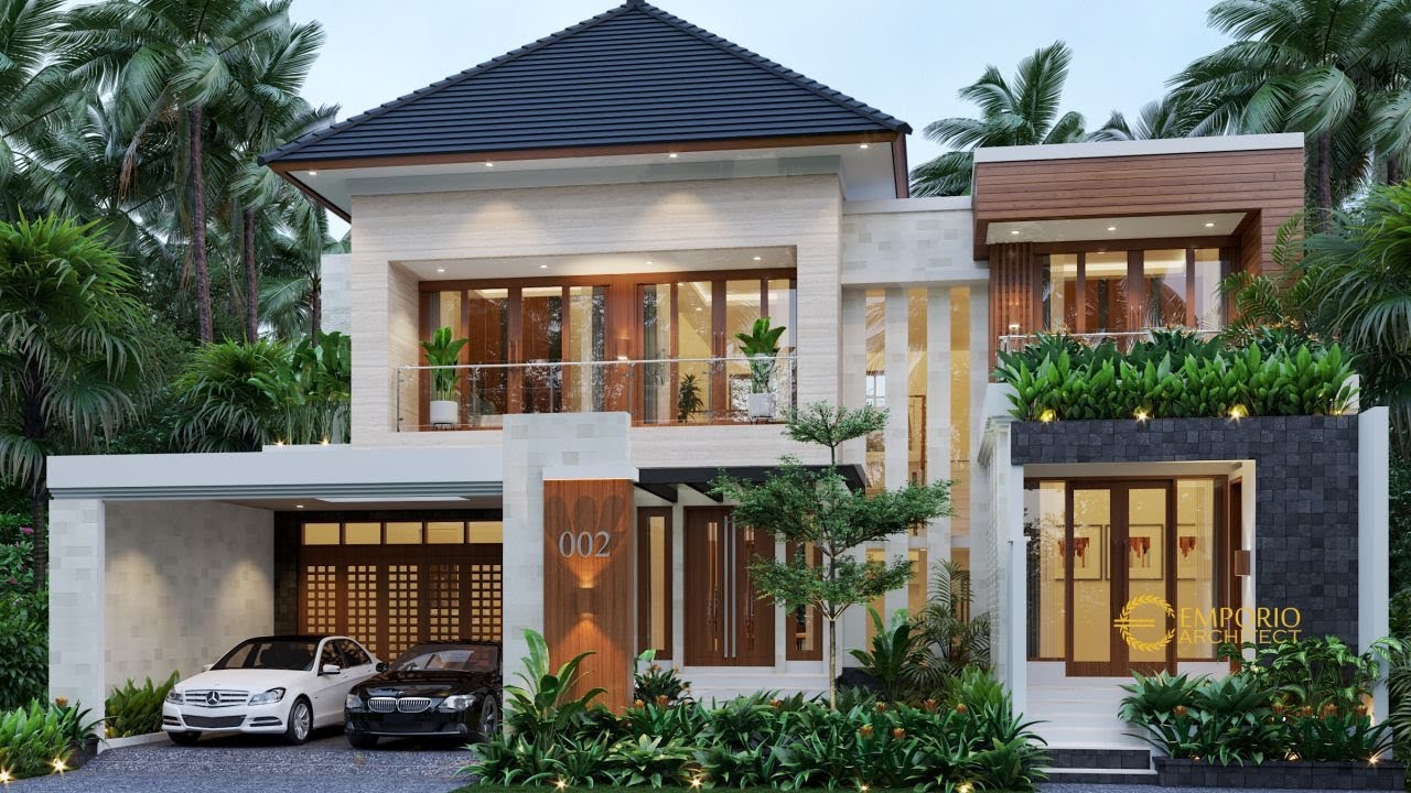 Video Desain  Rumah  Modern  2 Lantai Bapak Sigit II di 