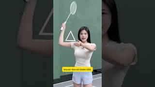 Download lagu How to stabilize from elbow to shoulder when playing badminton #badminton mp3