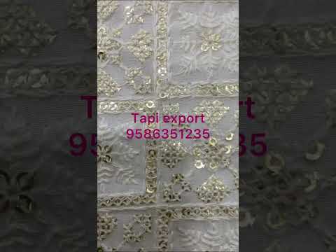 Embroidery Work Fabric