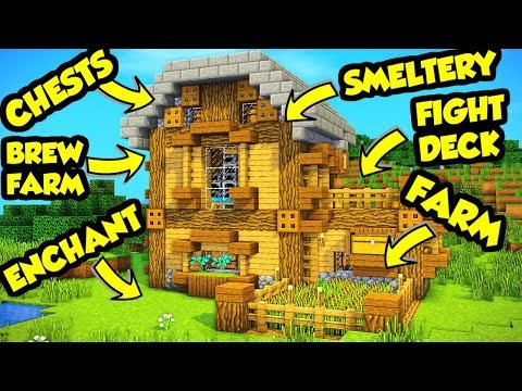 Minecraft Survival House Tutorial (How to Build) Video