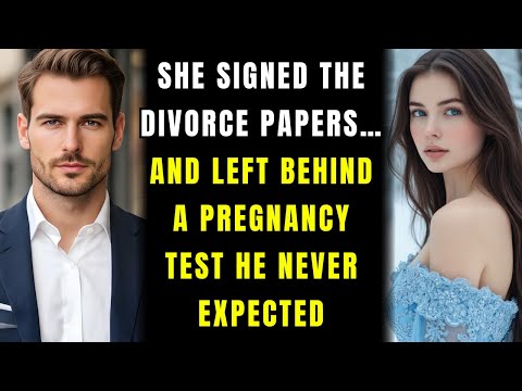 She Signed the Divorce Papers… and Left a Pregnancy Test That Shocked Him