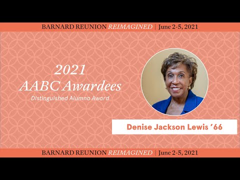 2021 AABC Awardees: Denise Jackson Lewis ’66