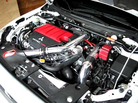 Mitsubishi Lancer Evolution X Cold air intake , Hks ssqv and Aluminium Hard piping