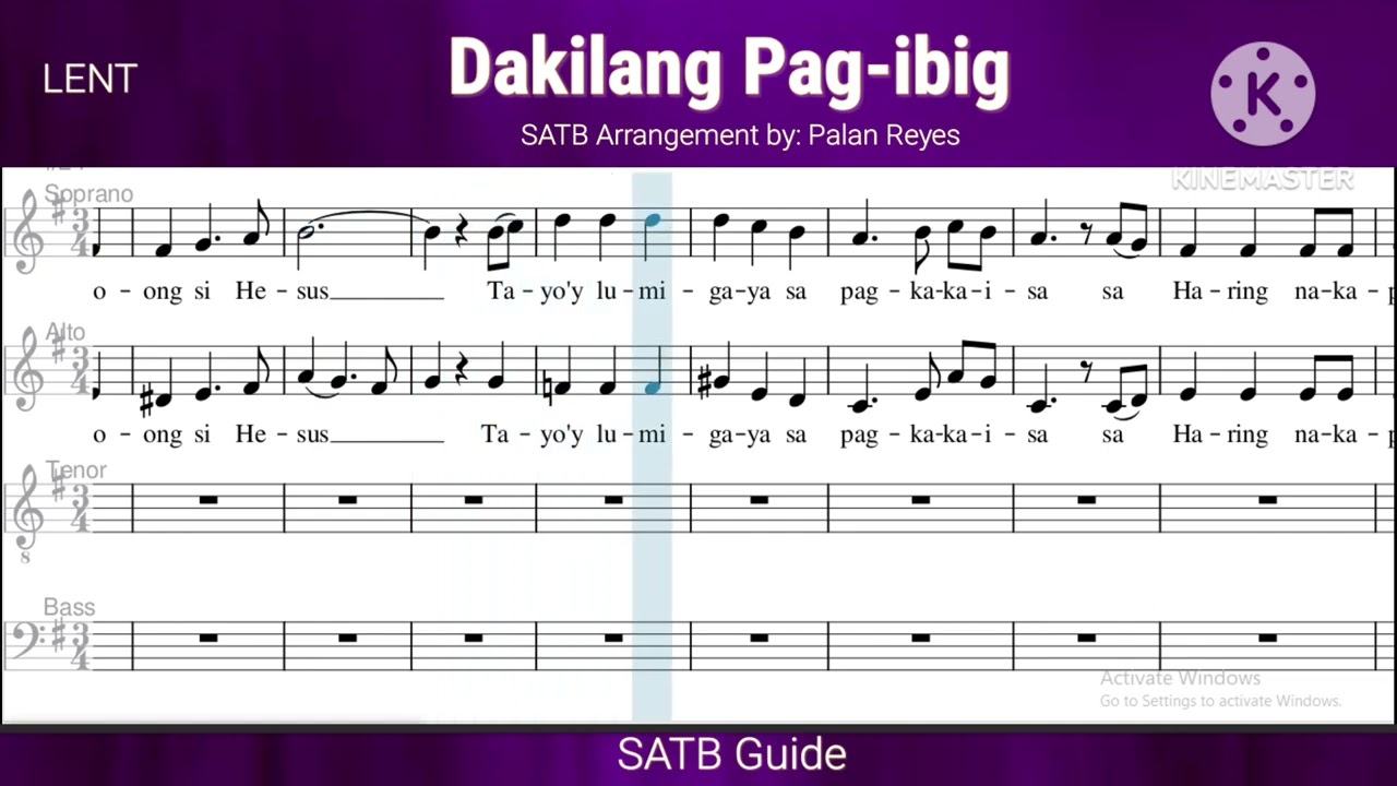 DAKILANG PAG-IBIG _ SATB Guide