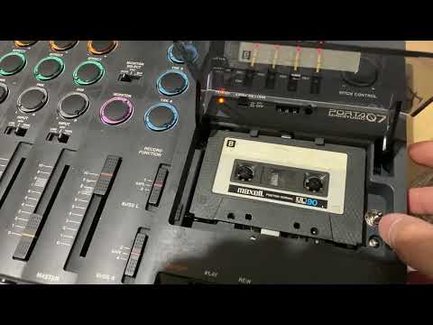 TASCAM Porta 07 Ministudio 4-Track Cassette Recorder 1990s - Black (dual speed modded) image 8