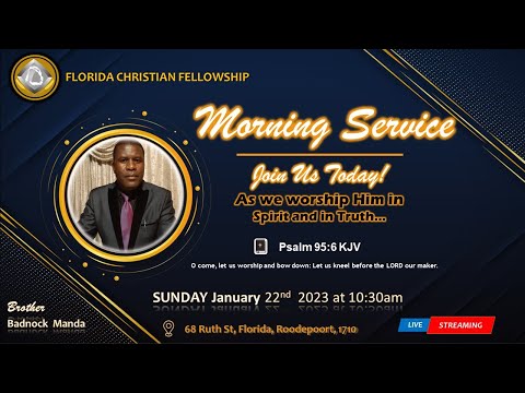 Sunday 22nd January 2023 | Brother Badnock Manda