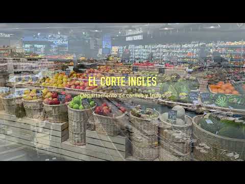 EL CORTE INGLES de MALLORCA con el mejor Departamento de carnes y vegetales!!