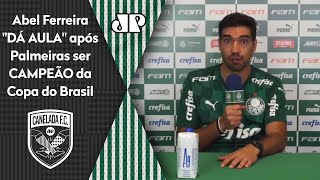 Olha o que falou o Abel Ferreira falou após o Palmeiras ser campeão da Copa do Brasil