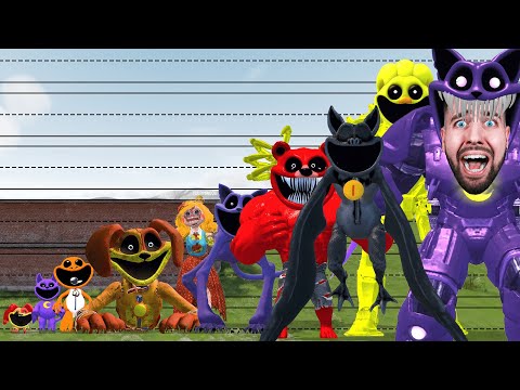 QUI EST LE PLUS GRAND POPPY PLAYTIME CHAPITRE 3 ?! (CATNAP, DOGDAY, MISS DELIGHT)