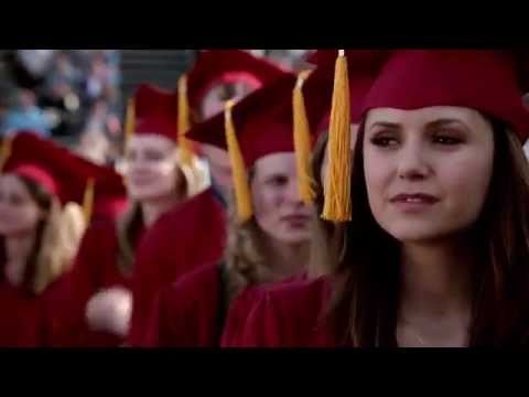 Vampire Diaries 4x23 Graduation - Bonnie, Elena, Caroline, Matt & Stefan Graduate