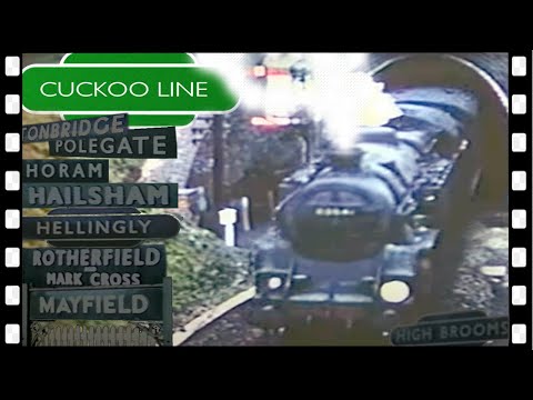 Tonbridge-Polegate CUCKOO LINE steam train ride 1962