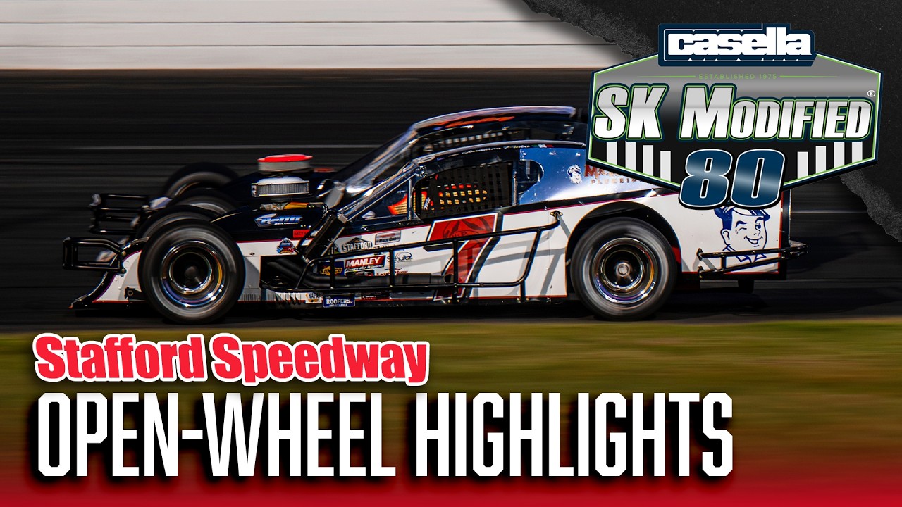 Stafford Open-Wheel Highlights: SK Modified Action
