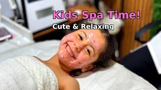 ASMR Kids Spa | Gentle Face Massage for 7-Year-Old Girl | No Talking, Soothing Sounds & Smile