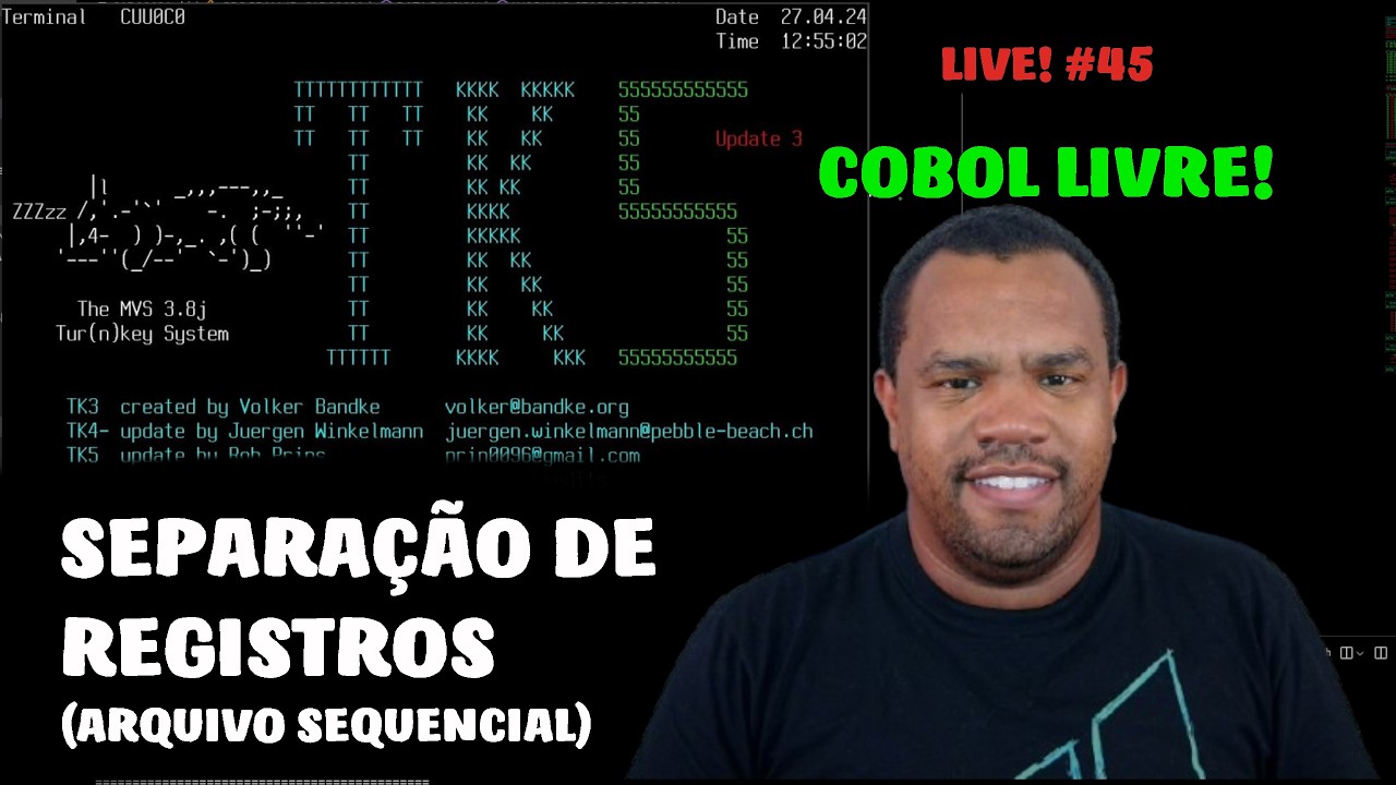 Última live COBOL Dicas