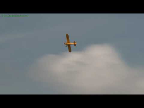 PIPER J3 CUB GP EP Size  120 20cc Scale 1 4 ¾ ARF160 PHOENIXMODEL 1080p60