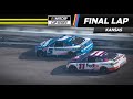 Hamlin overcomes Larson for win after last-lap pass at Kansas