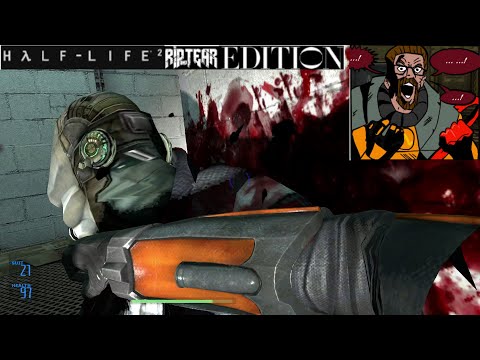 Half LIfe 2 RIP & TEAR EDITION (Brutal Smod v0 4a) With Game Crashed At The End  !