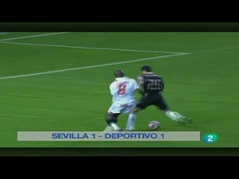 1ª Div. 09/10 - 26ª Jornada - Sevilla CF vs RC Deportivo de La Coruña (1-1) ADRIÁN