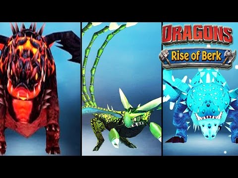 Dragons: Rise of Berk - All Champion Dragons!