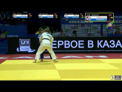 Judo 2016 European Championships Kazan: Rassanava (BLR) - Pienkowska (POL) [-52kg]