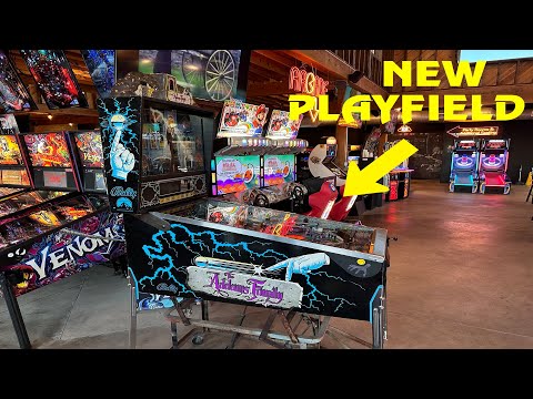 The Addams Family Pinball Machine Playfield Swap!