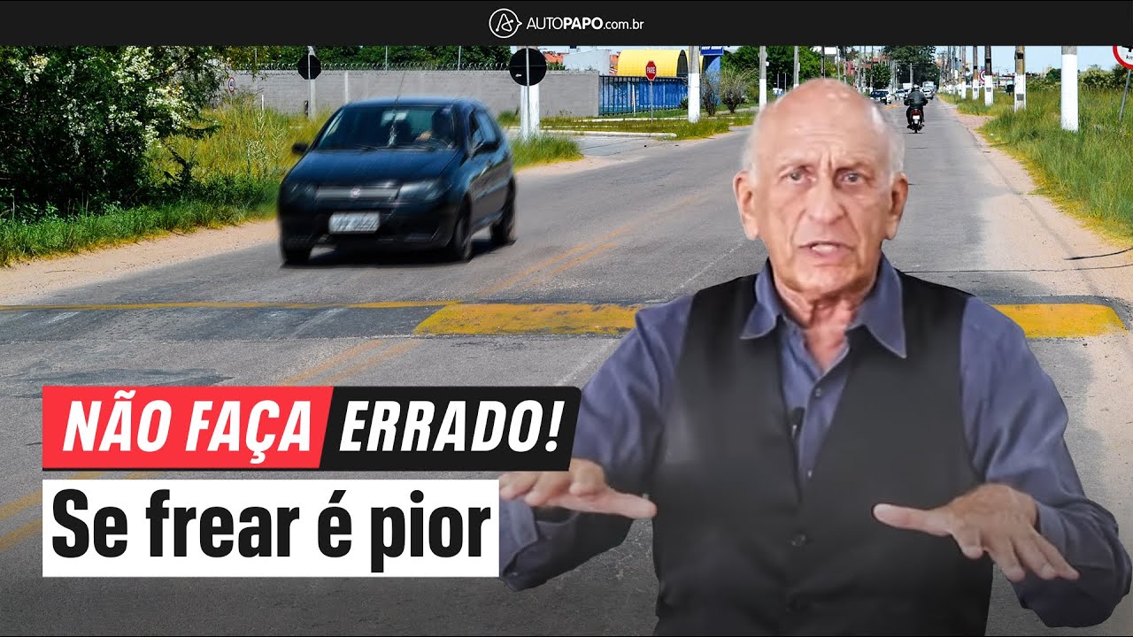 Não viu a lombada ou buraco? A DICA QUE VAI TE SALVAR