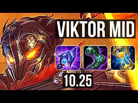 VIKTOR vs SERAPHINE (MID) | 69% winrate, 5/4/18, Rank 14 Viktor | NA Grandmaster | v10.25