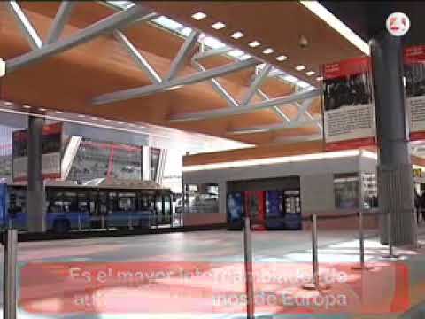 Novas instalações do intercambiador da Plaza de Castilla