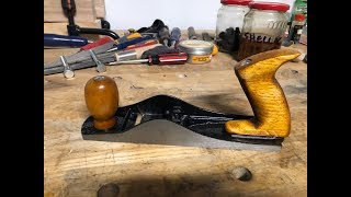 Making a new wood handle and tote for an old hand plane (no lathe!)