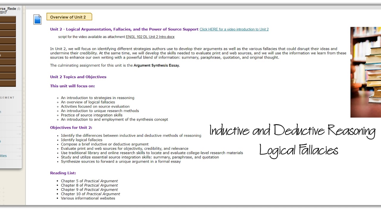 ENGL 102 DL Unit 2 Introduction